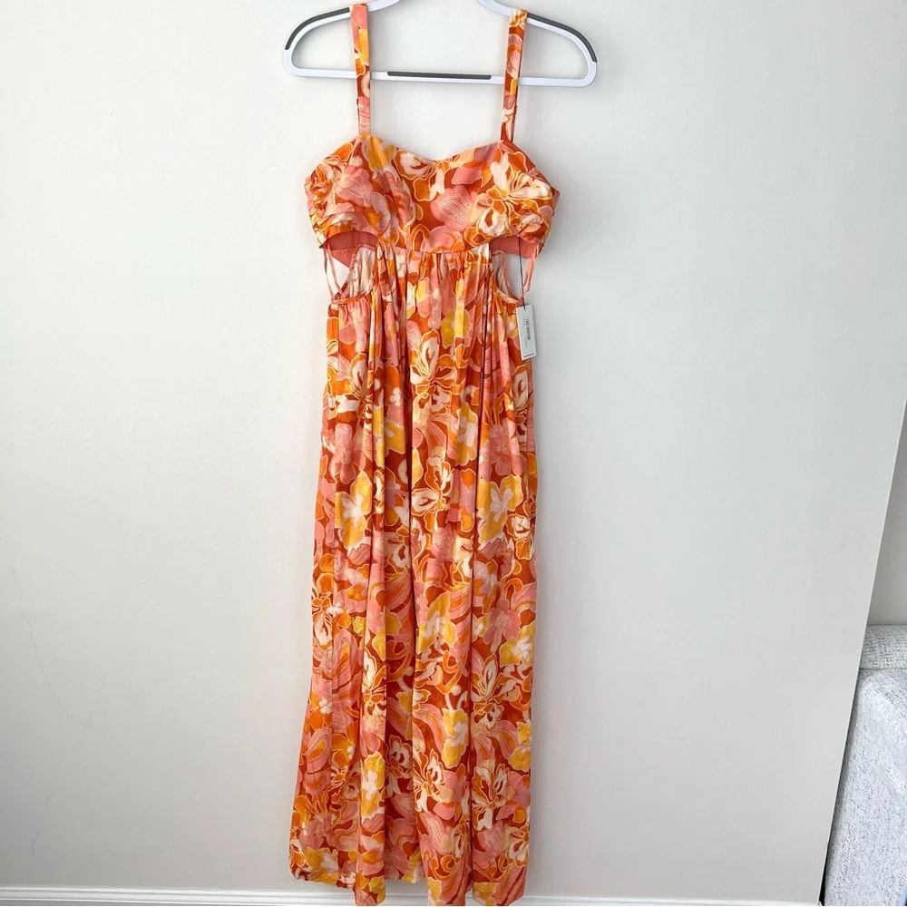 NWT Hansen & Gretel Iman Maxi Dress in Sunset Swirl - Picture 4 of 10